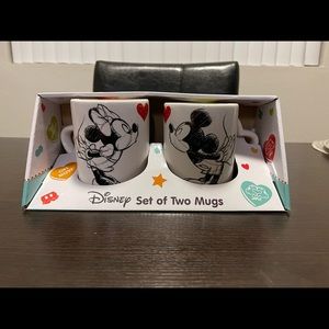 Disney Mickey and Minnie Set of Two Mugs